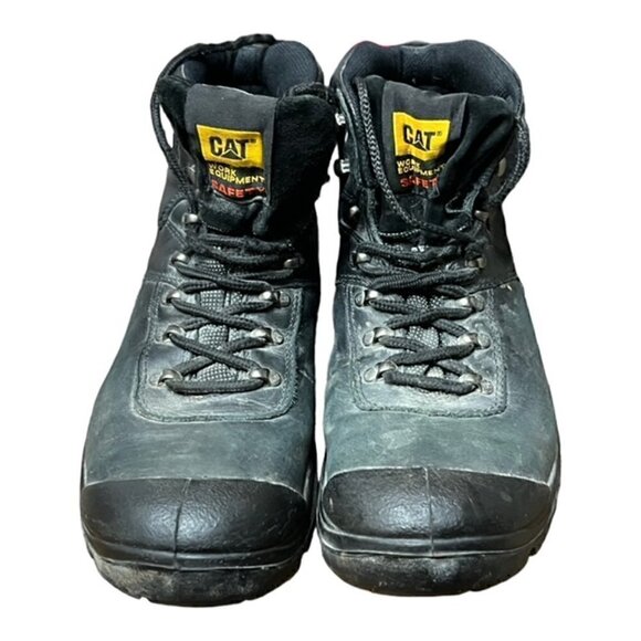 Caterpillar Boots Men\'s 12 Composite Toe‎ Workwear Outdoor Black